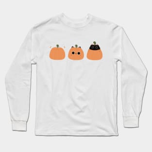 Cat in a pumpkin Long Sleeve T-Shirt